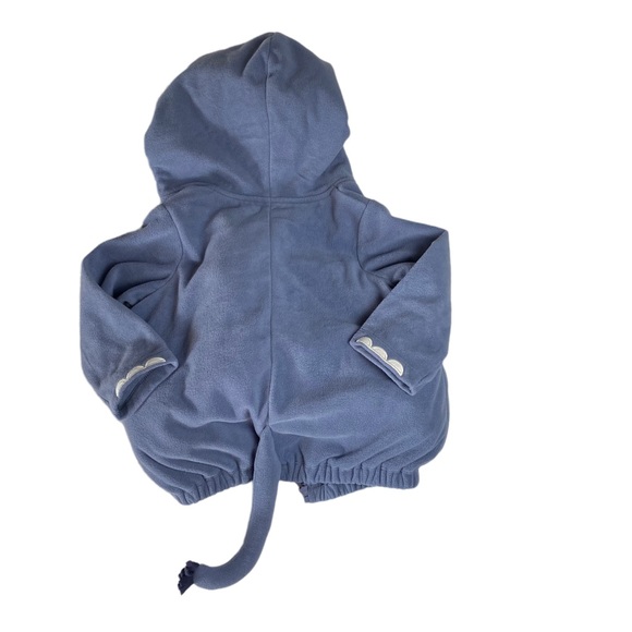 CARTER’S Baby Full Zip Rhino Jacket/Costume with Trunk and Tail Size 18 months - Picture 6 of 8